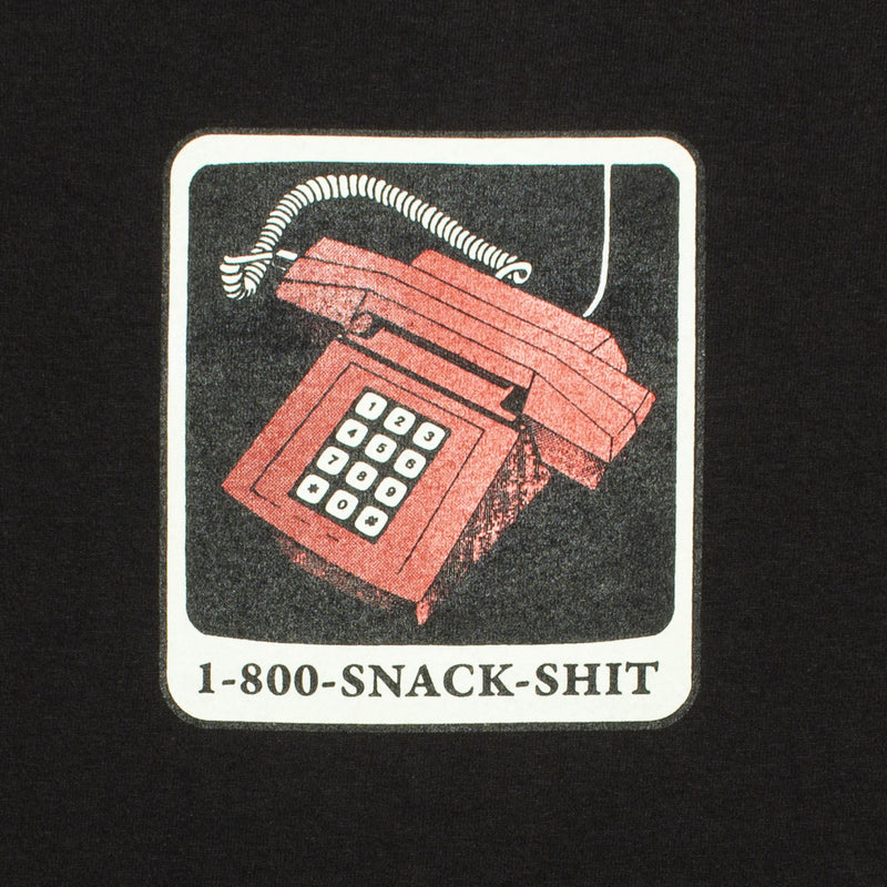 Snack | 1-800 Number T-Shirt Color : Black