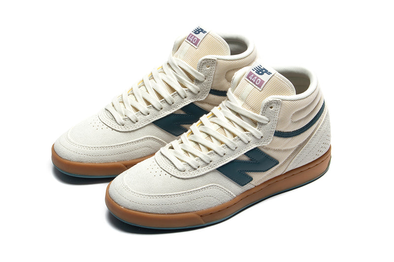New Balance Numeric | 440 High V2 Style # NM440HRU Color : Sea Salt / New Spruce