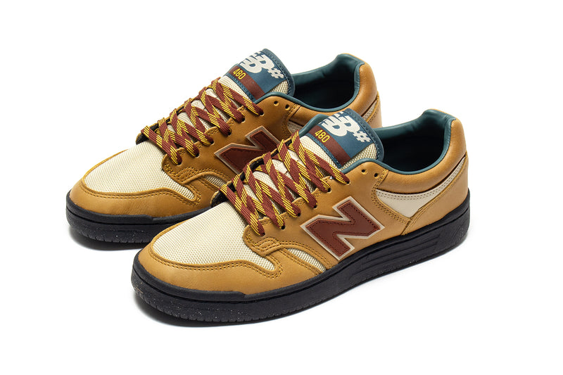New Balance Numeric | 480 tan burgundy