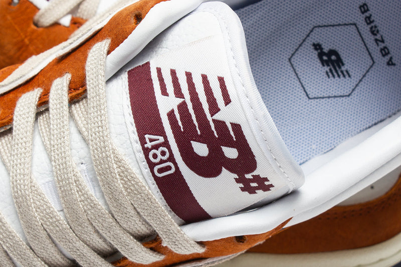 New Balance Numeric | 480 Style # NM480DOR Color : Orange / White