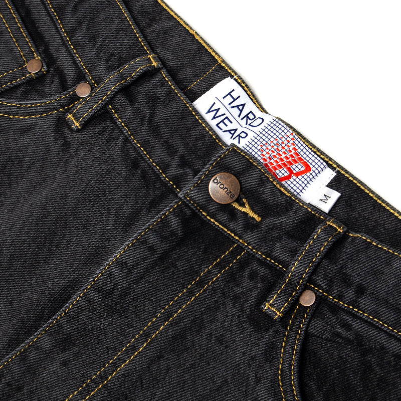 Bronze 56K | 56 Denim Jeans Color : Black Loose fit