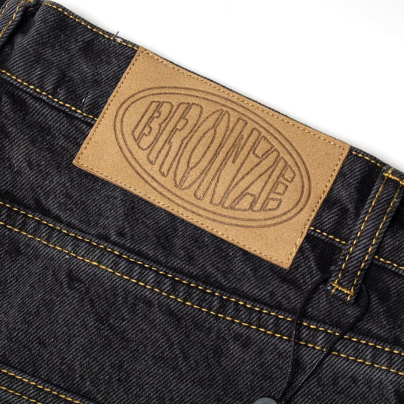 Bronze 56K | 56 Denim Jeans Color : Black Loose fit