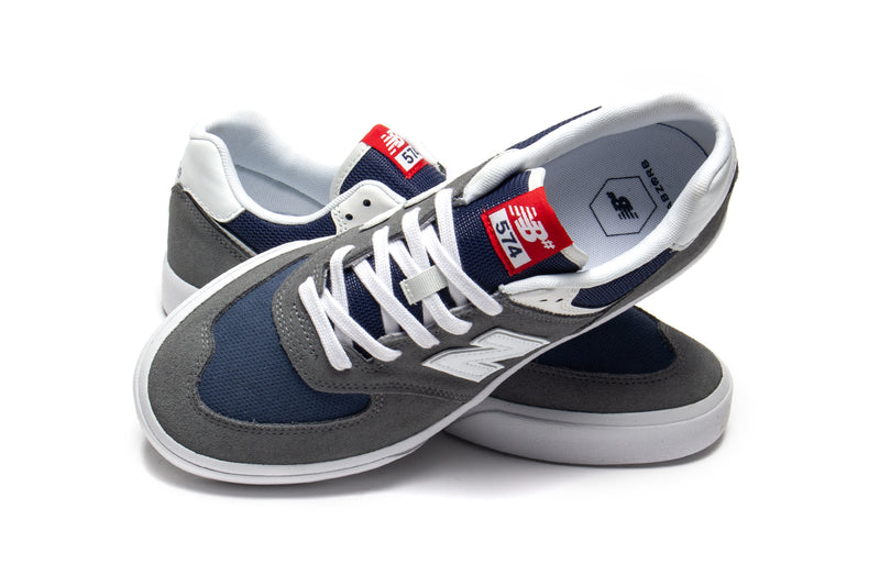 New Balance Numeric | 574 Style # NM574VGW Color : Grey / White