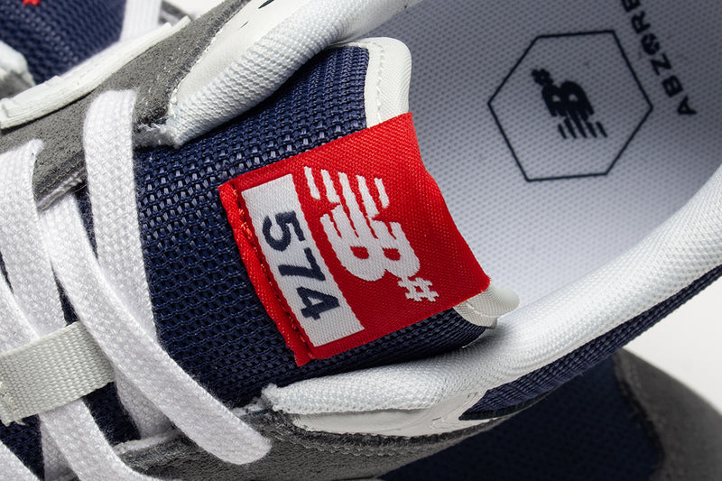 New Balance Numeric | 574 Style # NM574VGW Color : Grey / White
