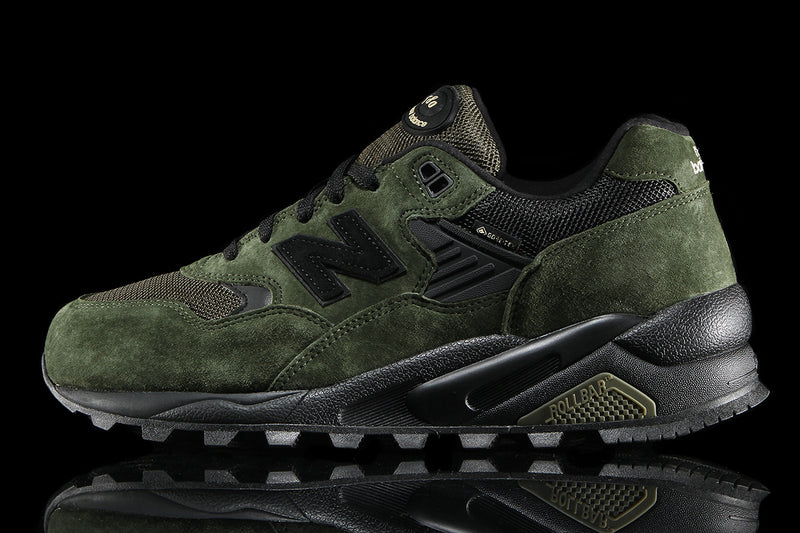 New Balance 580 Gore-Tex Kombu / Black / Hot Marigold