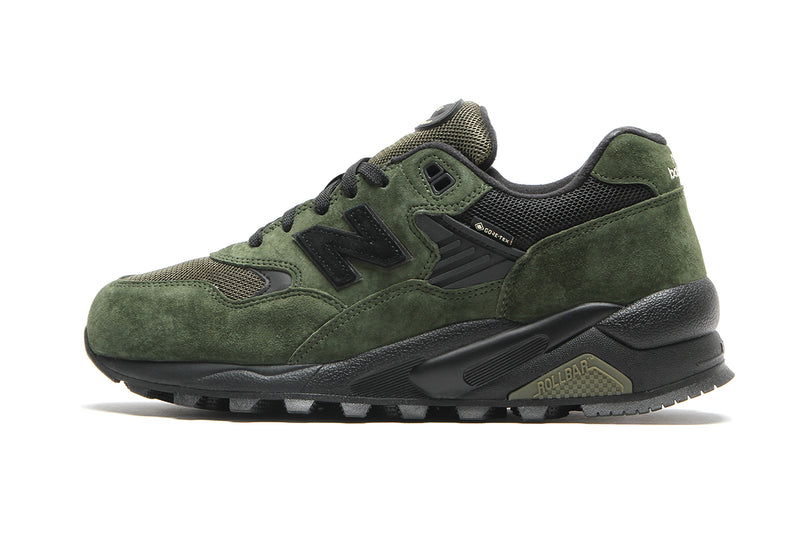 New Balance 580 Gore-Tex Kombu / Black / Hot Marigold