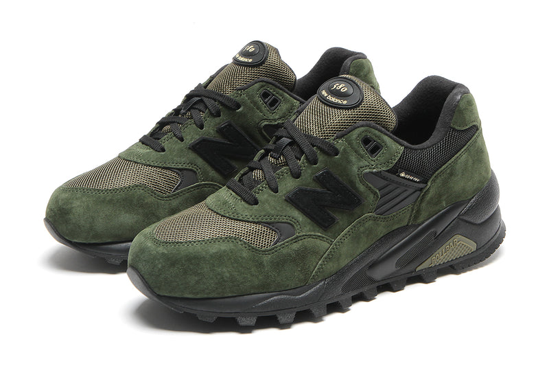 New Balance 580 Gore-Tex Kombu / Black / Hot Marigold