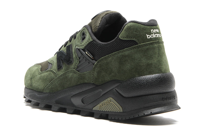 New Balance 580 Gore-Tex Kombu / Black / Hot Marigold