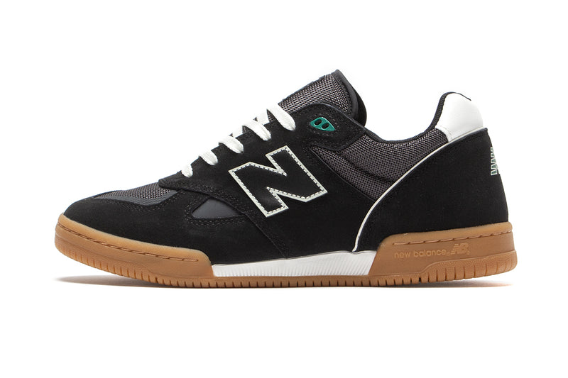 New Balance Numeric | 600 Style # NM600BNW Color : Black / White / Gum