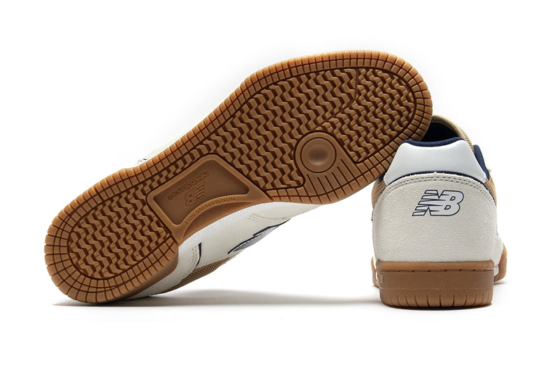 New Balance Numeric | 600 Style # NM600WBG Color : Sea Salt / NB Navy
