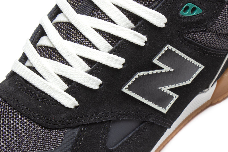 New Balance Numeric | 600 Style # NM600BNW Color : Black / White / Gum