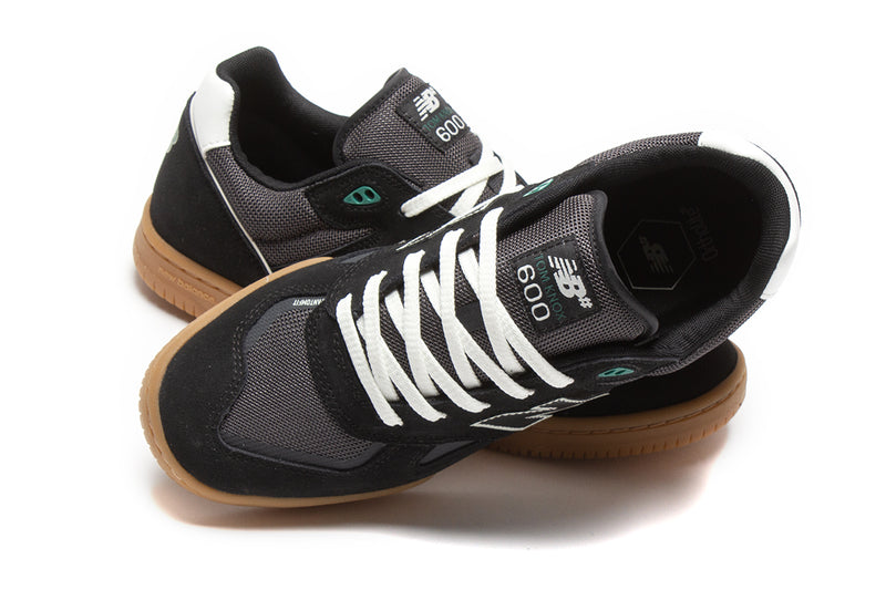New Balance Numeric | 600 Style # NM600BNW Color : Black / White / Gum