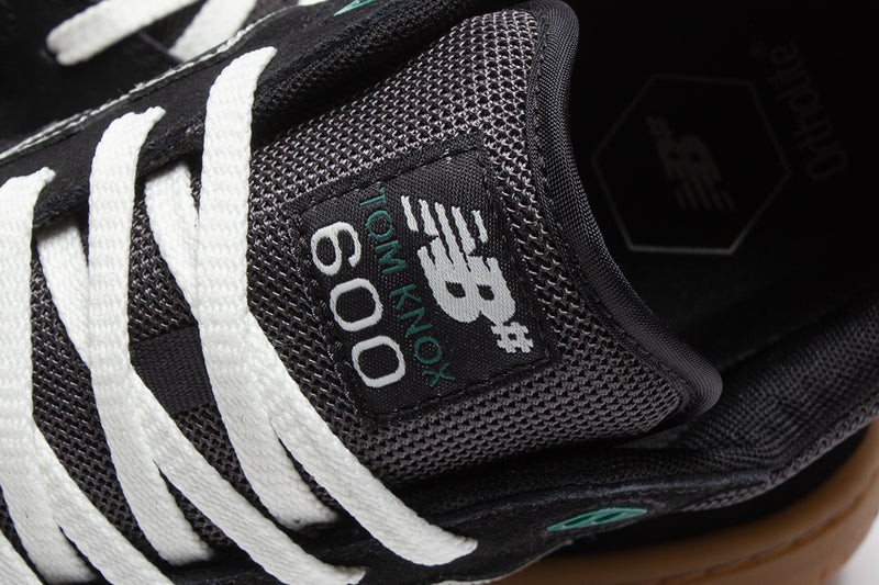 New Balance Numeric | 600 Style # NM600BNW Color : Black / White / Gum