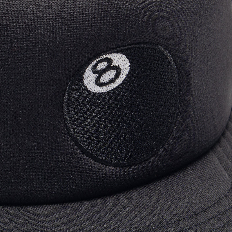 Stussy | 8-Ball Trucker Cap Style # 1311089 Color : Black