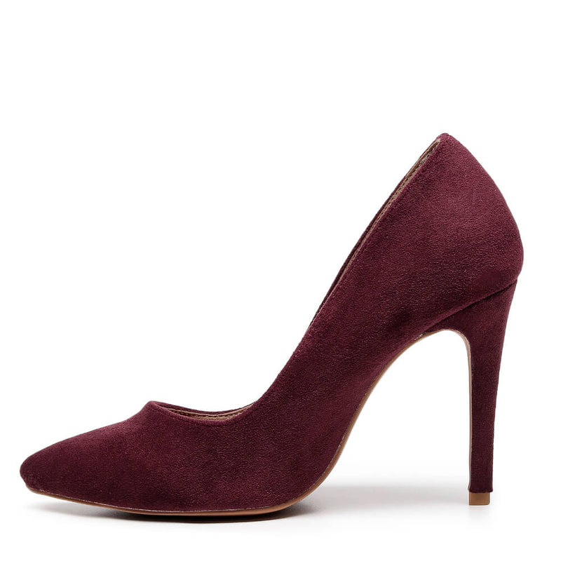 Adira Vegan Suede - Eggplant Vegan Suede - Street Sole