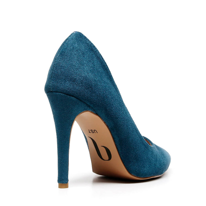Adira Vegan Suede - Teal Vegan Suede - Street Sole