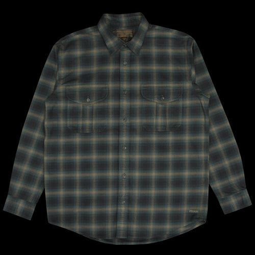 Filson Alaskan Guide Shirt Navy Pine Bronze