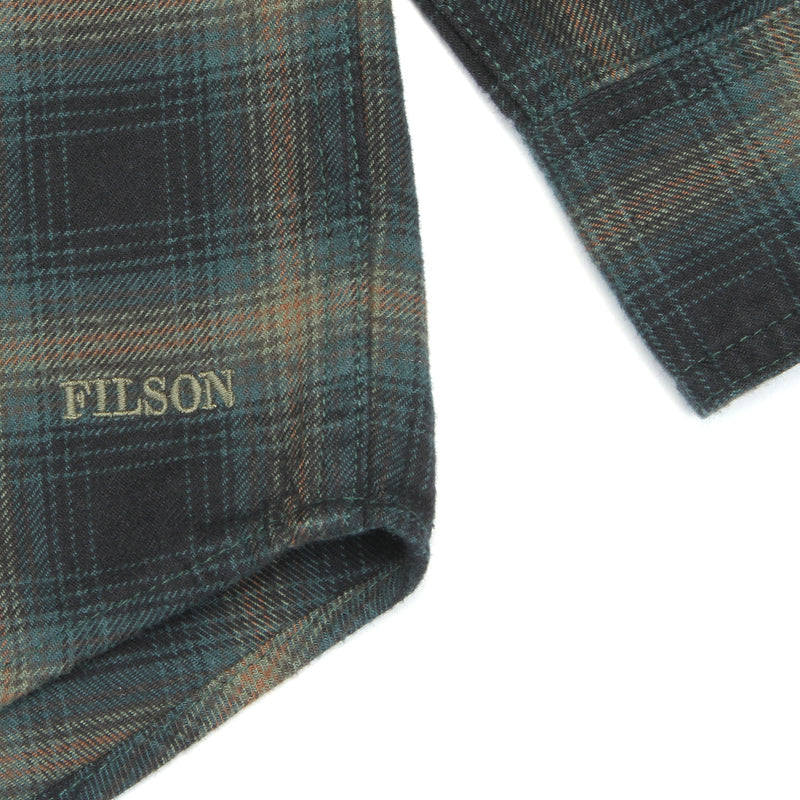 Filson Alaskan Guide Shirt Navy Pine Bronze