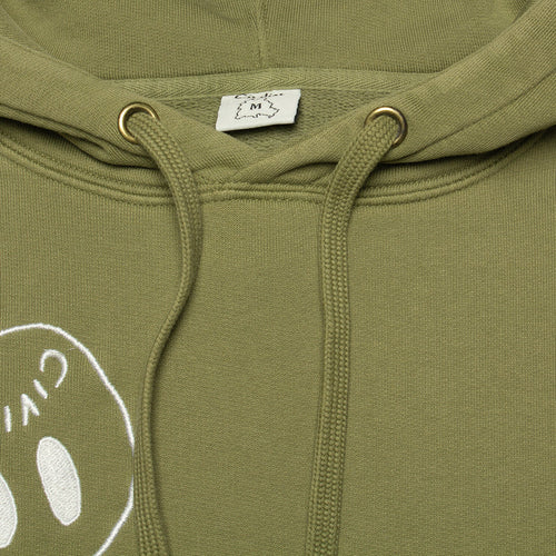 Civilsit | Allover Smiler Hoodie Color : Olive