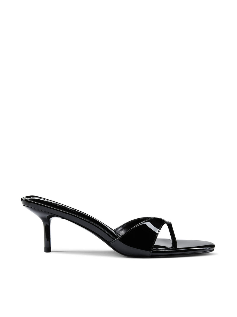 Almalfi Slipper - Glazed Black
