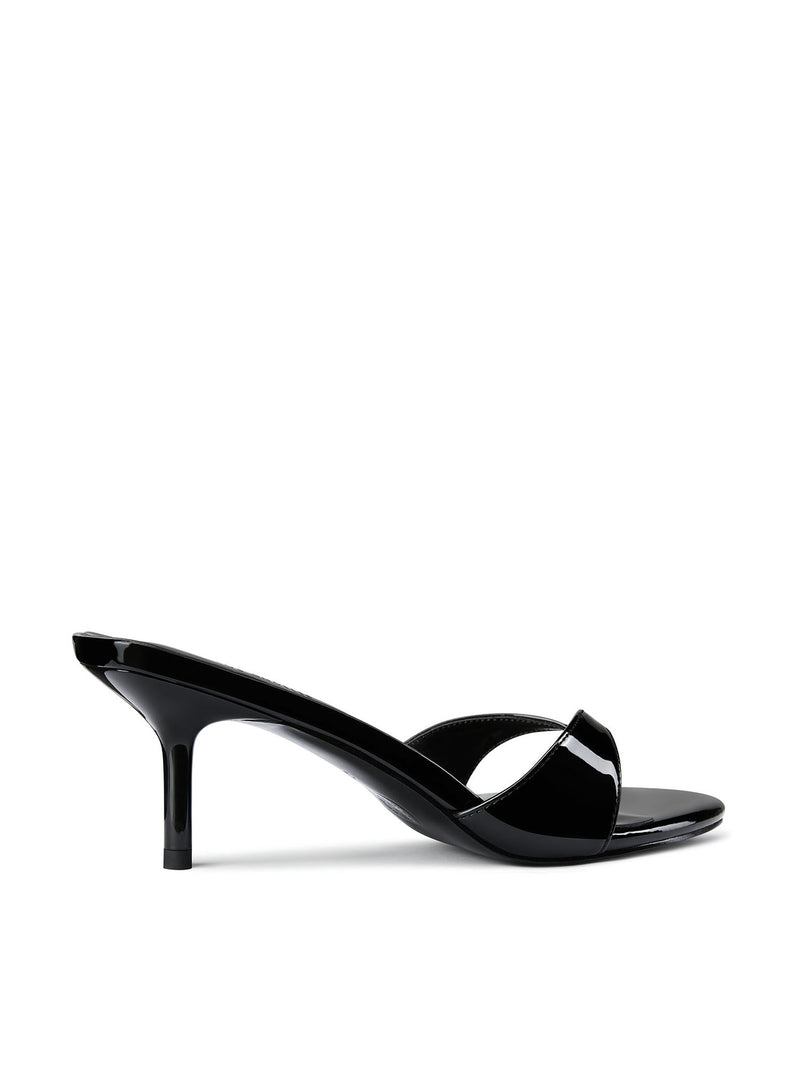 Almalfi Slipper - Glazed Black