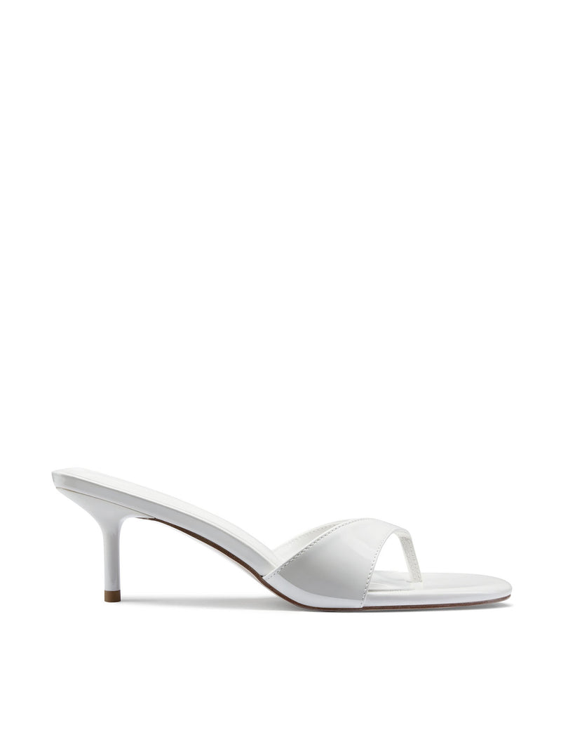 Almalfi Slipper - Glazed White
