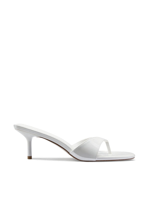 Almalfi Slipper - Glazed White