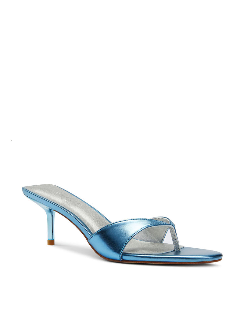 Almalfi Slipper - Metallic Blue