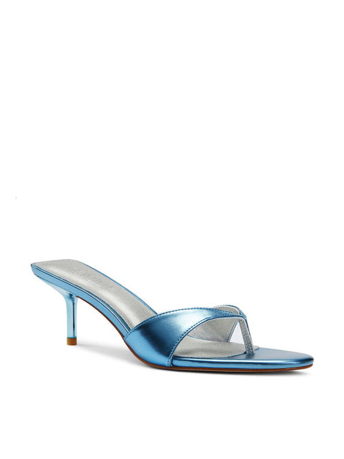 Almalfi Slipper - Metallic Blue