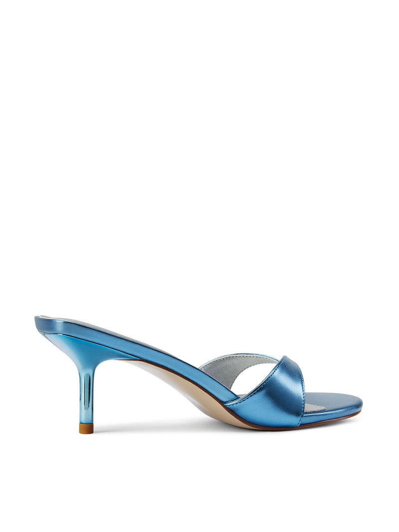 Almalfi Slipper - Metallic Blue