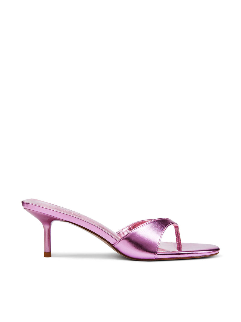 Almalfi Slipper - Metallic Pink