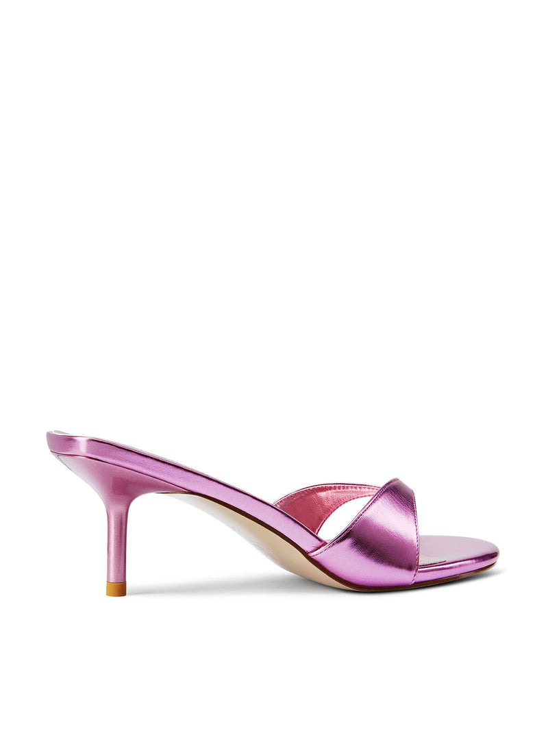 Almalfi Slipper - Metallic Pink