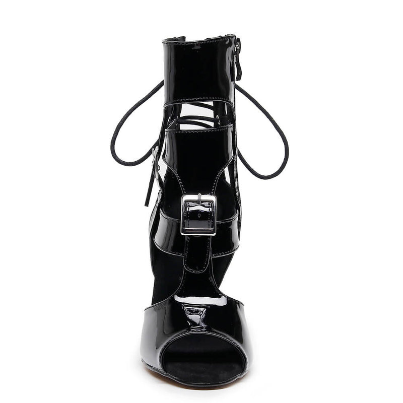 Amiri - Black Vegan Patent - Street Sole