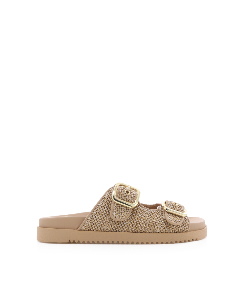 AMORA - NATURAL RAFFIA-Sandals-Billini-Billini