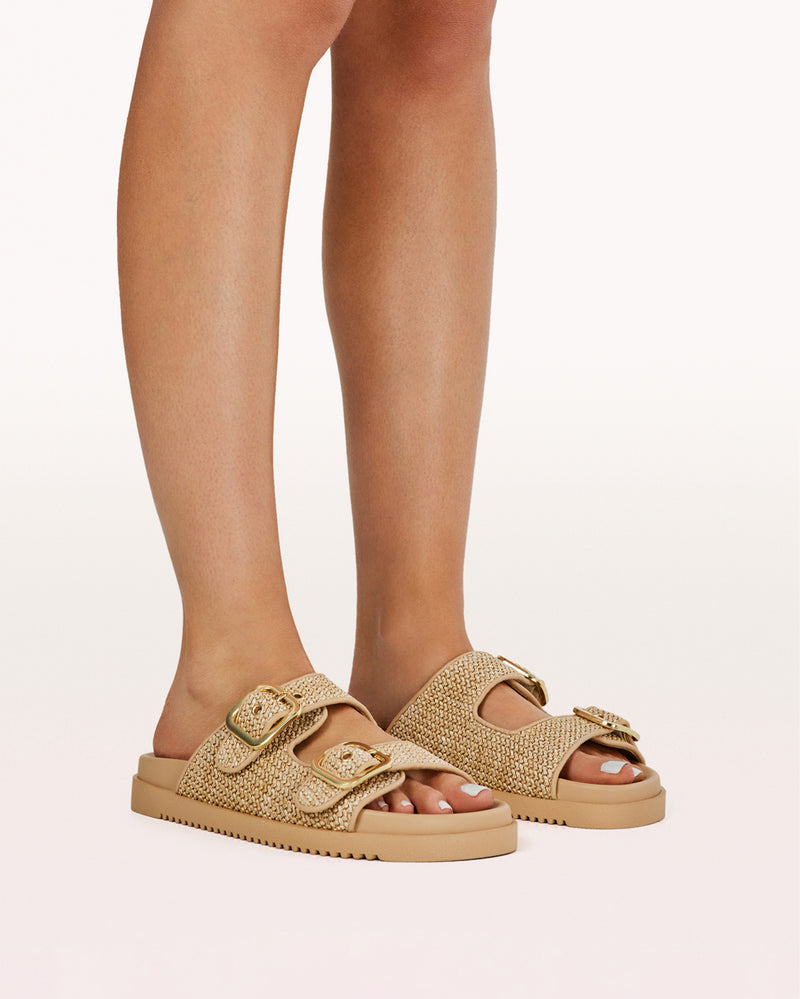 AMORA - NATURAL RAFFIA-Sandals-Billini-Billini