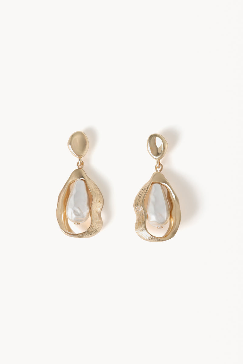 ANDREA EARRINGS - GOLD-PEARL-JEWELLERY-Billini-Billini