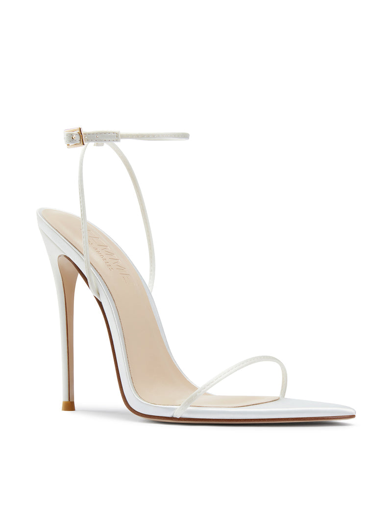 ANDX Sandal - White Satin
