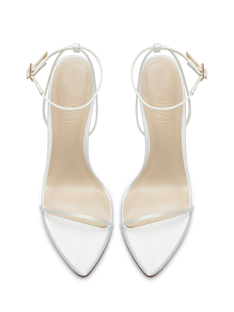 ANDX Sandal - White Satin