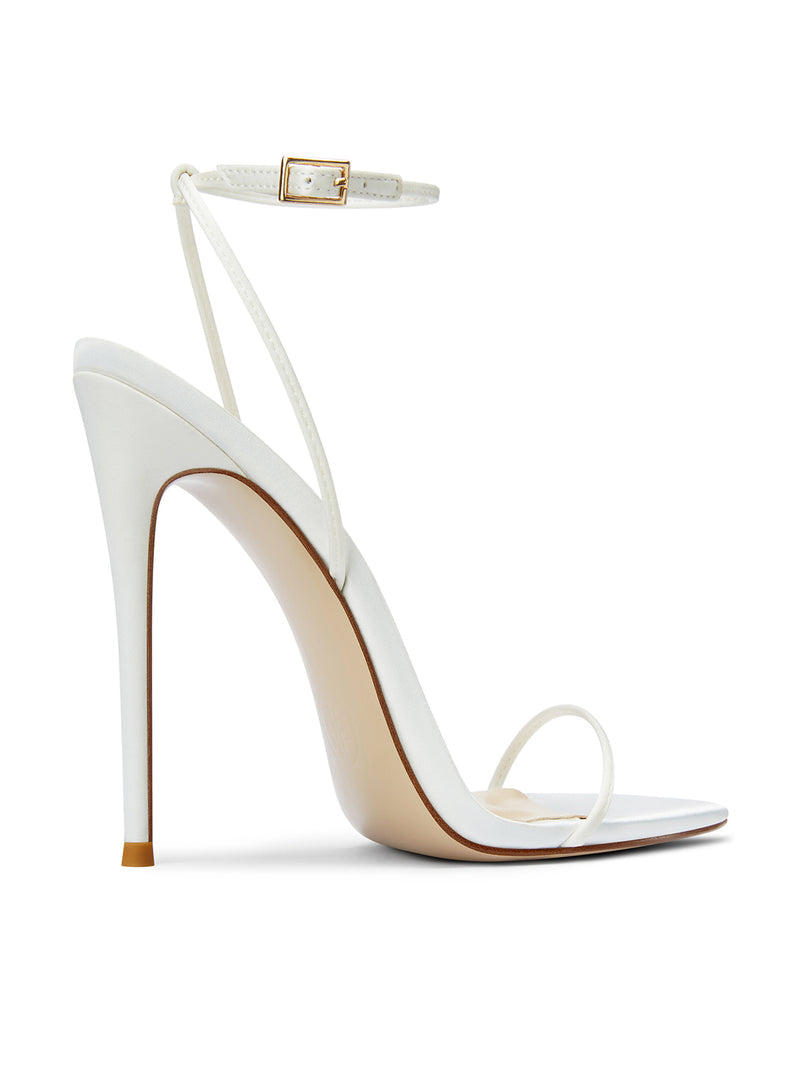 ANDX Sandal - White Satin