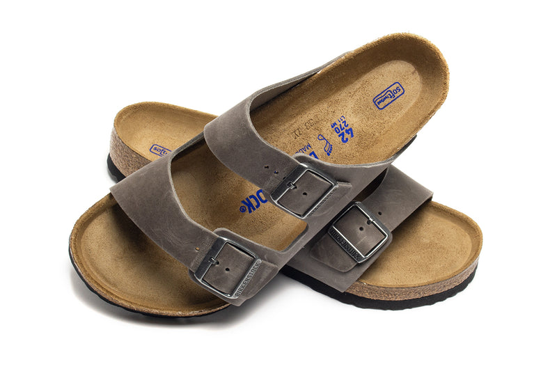 Birkenstock | Arizona Soft Footbed Style # 55280 Color : Iron