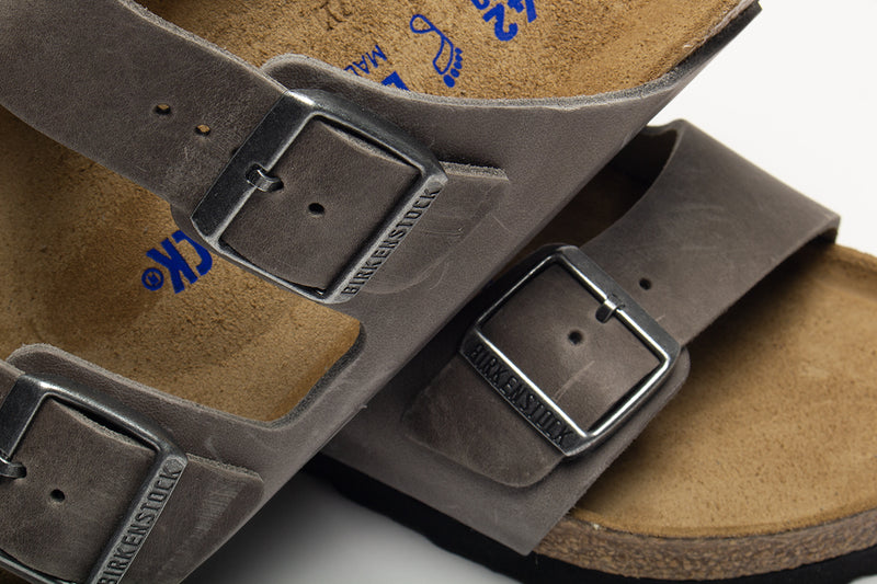 Birkenstock | Arizona Soft Footbed Style # 55280 Color : Iron