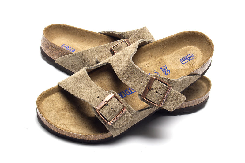 Birkenstock | Arizona Soft Footbed Style # 95130 Color : Taupe