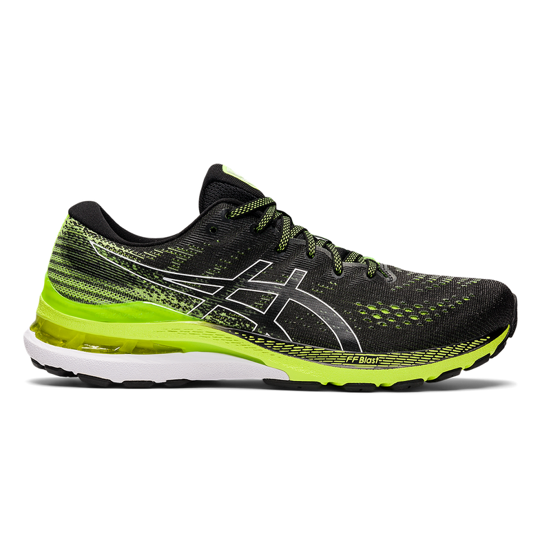 Asics Gel Kayano 28 - Black - Hazard Green