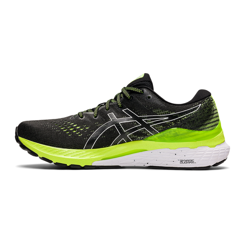 Asics Gel Kayano 28 - Black - Hazard Green