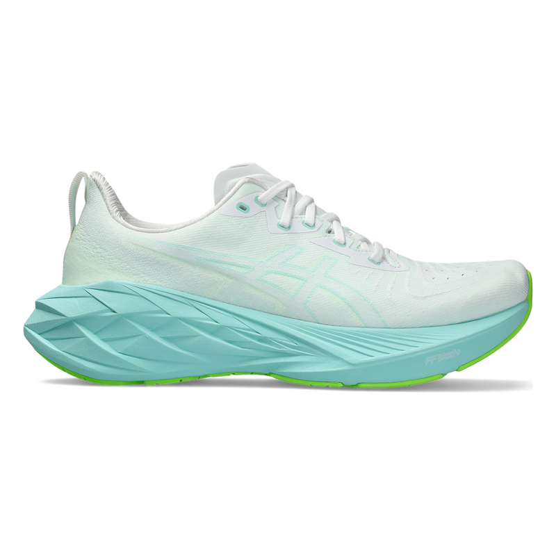 Asics Novablast 4 - White - Illuminate Mint