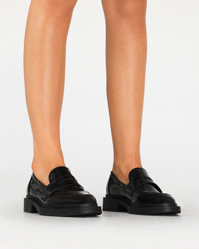 AUGUSTA - BLACK SHINE-Flats-Billini-Billini