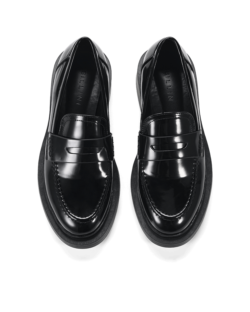 AUGUSTA - BLACK SHINE-Flats-Billini-Billini