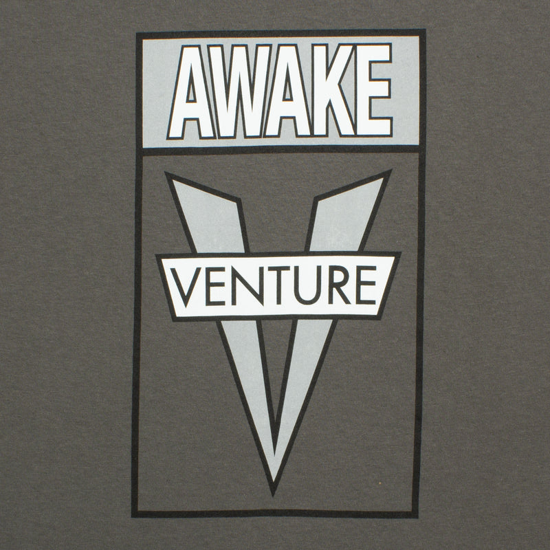 Venture | Awake T-Shirt Color : Charcoal / Grey / White