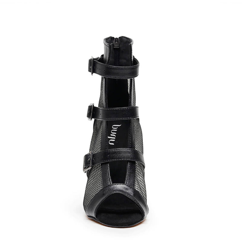 Azriel - Black Vegan Leather - Street Sole
