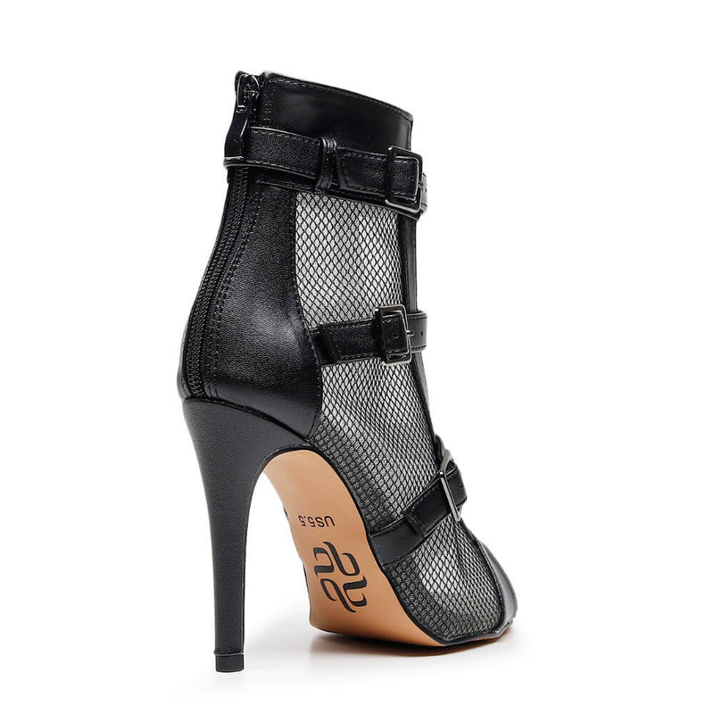 Azriel - Black Vegan Leather - Street Sole